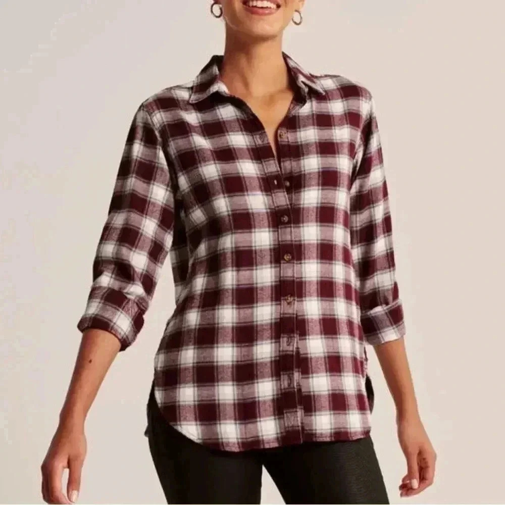 Abercrombie & Fitch Boyfriend Flannel XS